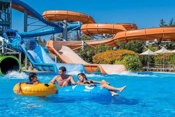 Fasouri Watermania water slides and lazy river — Limassol's top family attraction