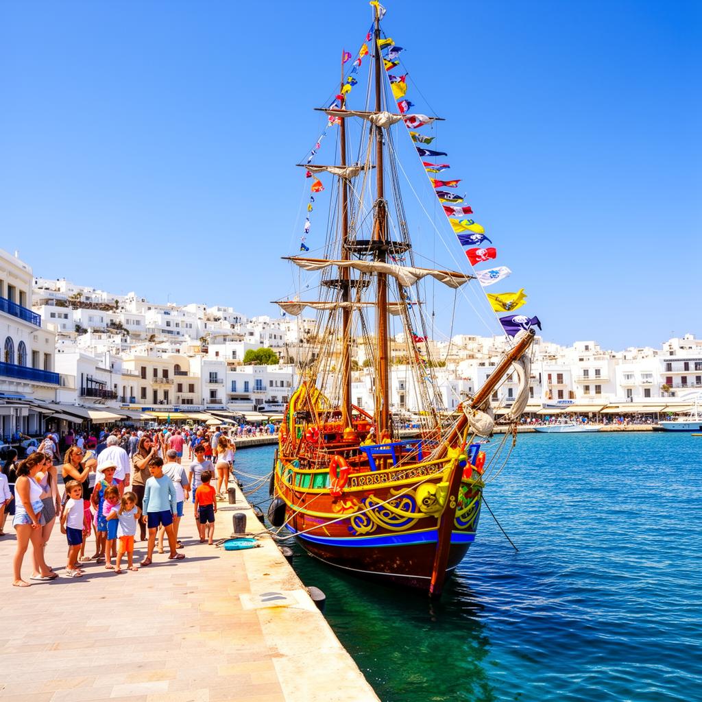 Jolly Roger pirate ship cruise from Paphos Harbour
